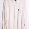 Camisa Pana Chaps By Ralph Lauren Blanca Vintage "XL"