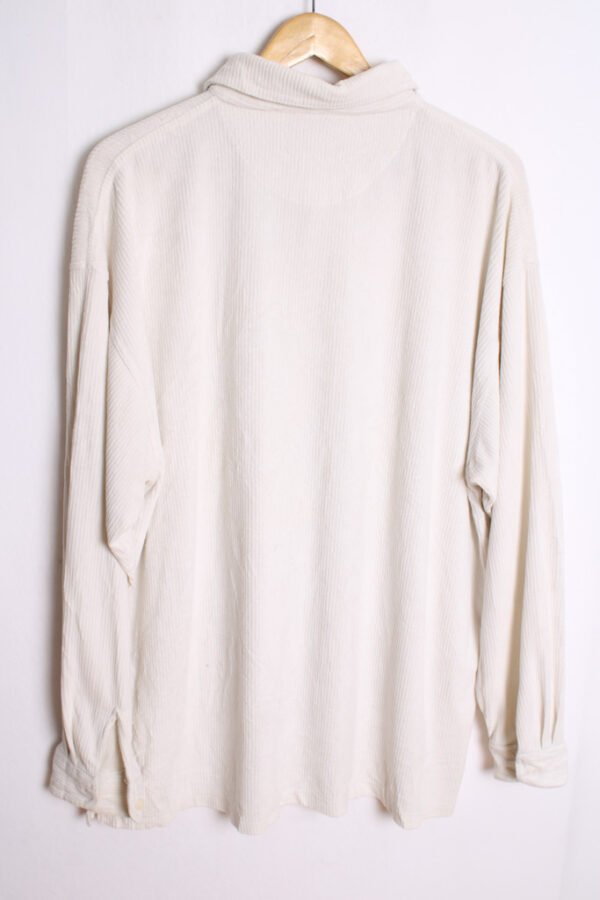 Camisa Pana Chaps By Ralph Lauren Blanca Vintage "XL"