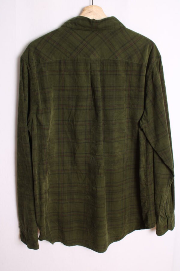 Camisa Vintage Verde de Pana "L"