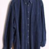 Camisa Pana Vintage Azul Marino "2XL"