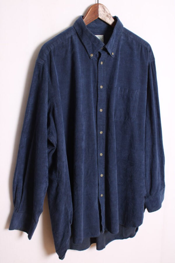 Camisa Pana Vintage Azul Marino "2XL"