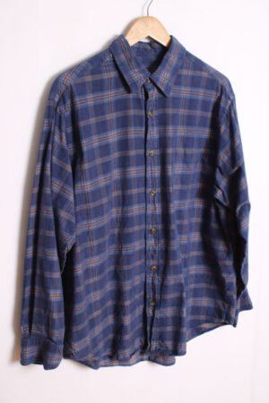 camisa vintage chico pana-17 Camisa Pana Cuadros Azul Vintage "L"