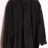 Camisa Pana Negra Estampado Gris Vintage "2XL"