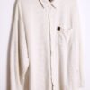 Camisa Pana Chaps By Ralph Lauren Blanca Vintage "XL"