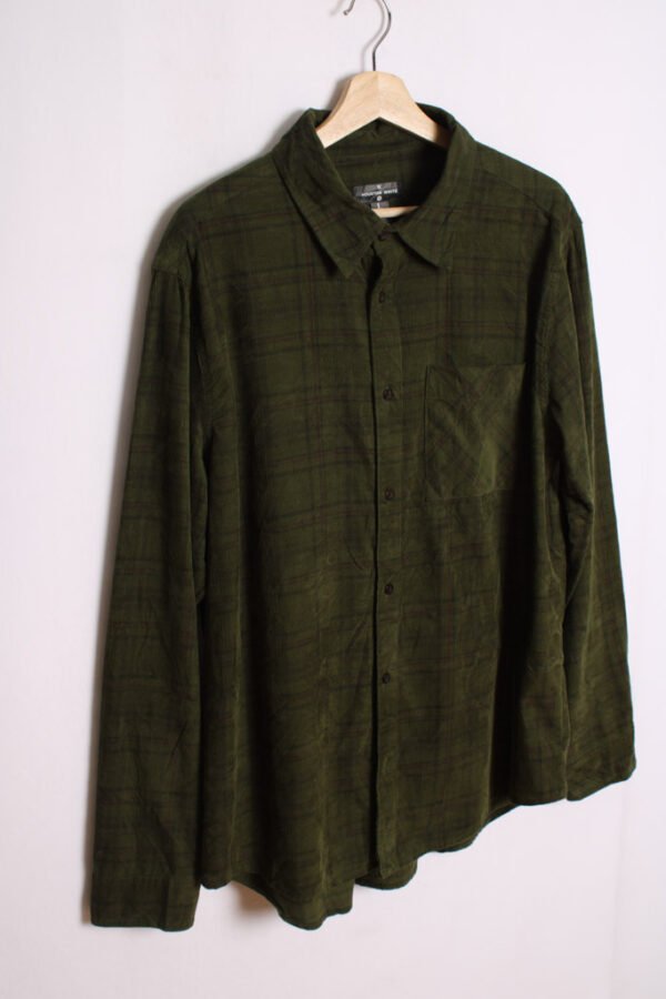 Camisa Vintage Verde de Pana "L"