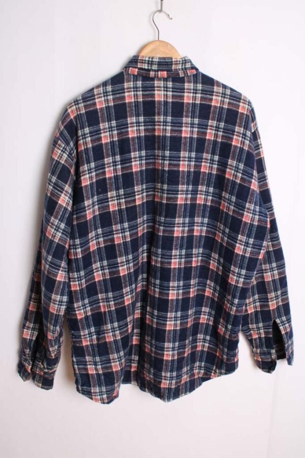 Camisa Forrada Vintage Azul y Rojo Vintage "XL"