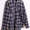 Camisa Forrada Vintage Azul y Rojo Vintage "XL"