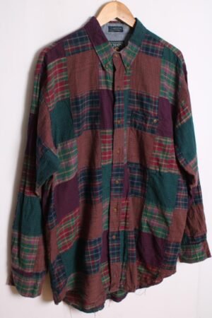 Camisa Vintage Chaps  Patchwork "XL"