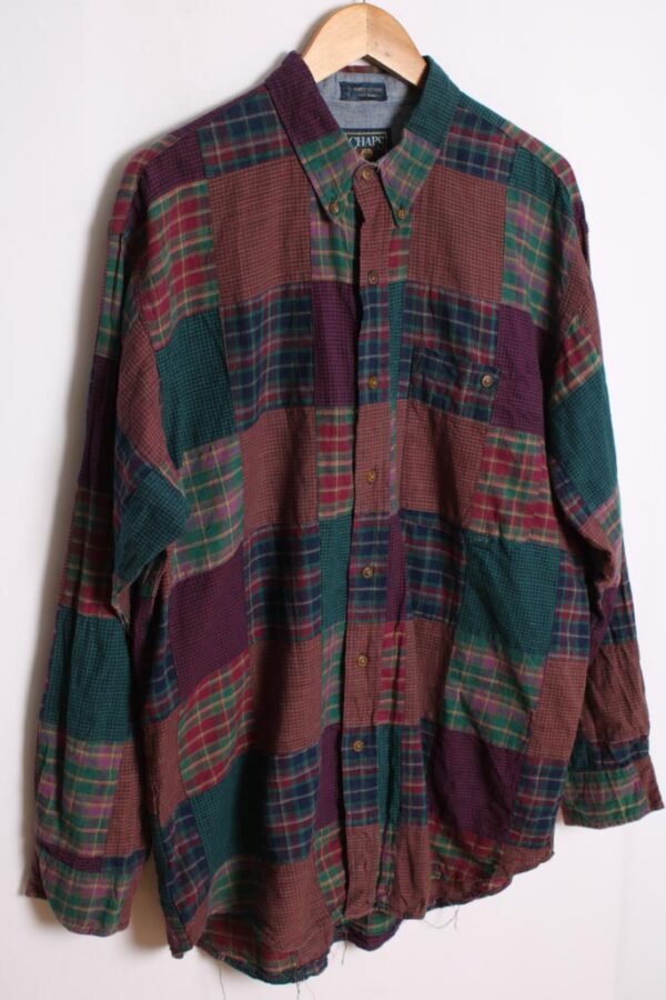 Camisa Vintage Chaps  Patchwork "XL"