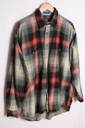 camisa vintage franela cuadros_-27 Camisa Franela GANT Cuadros Vintage "XL"