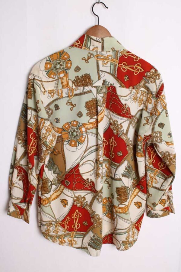 Blusa Estribos y Caballos Vintage "L"