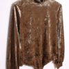 Body de Terciopelo Gris Vintage "L"