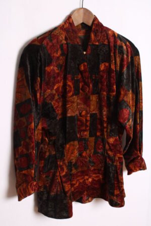Top Tipo Blazer Terciopelo Vintage "M"