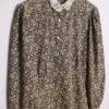 Blusa Liberty Flores Cuello Bobo "L"