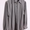 Blusa Vintage Rayas en Tonos Grises "L"