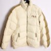 Cazadora Plumas Fila Beige y Dorado Vintage "M/L" chica