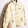 Cazadora Plumas Fila Beige y Dorado Vintage "M/L" chica