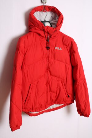 Cazadora Corta Fila Vintage Roja "XL" mujer