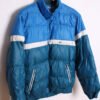 cazadora vintage marca_-56 Cazadora Deportiva Adidas Azules y Blanco Vintage "M"