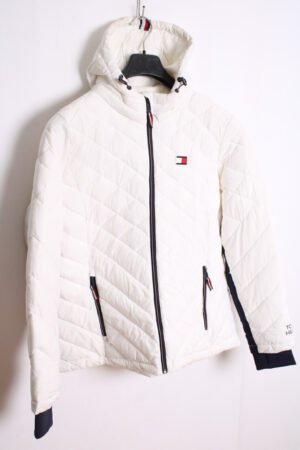cazadora vintage marca_-60 Cazadora Tommy Hilfiger Vintage Blanca "XL"