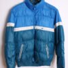 cazadora vintage marca_-73 Cazadora Deportiva Adidas Azules y Blanco Vintage "M"
