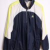 Canguro Adidas Vintage Azul y Blanca "XL"