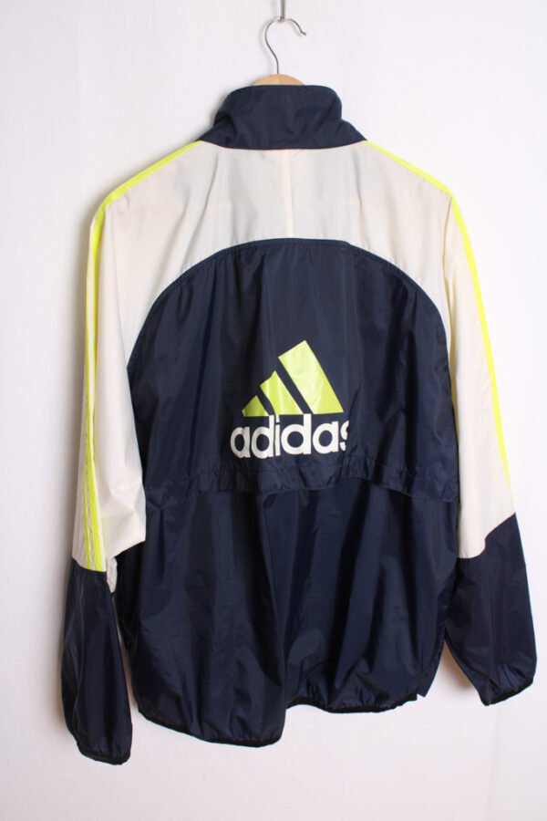 Canguro Adidas Vintage Azul y Blanca "XL"