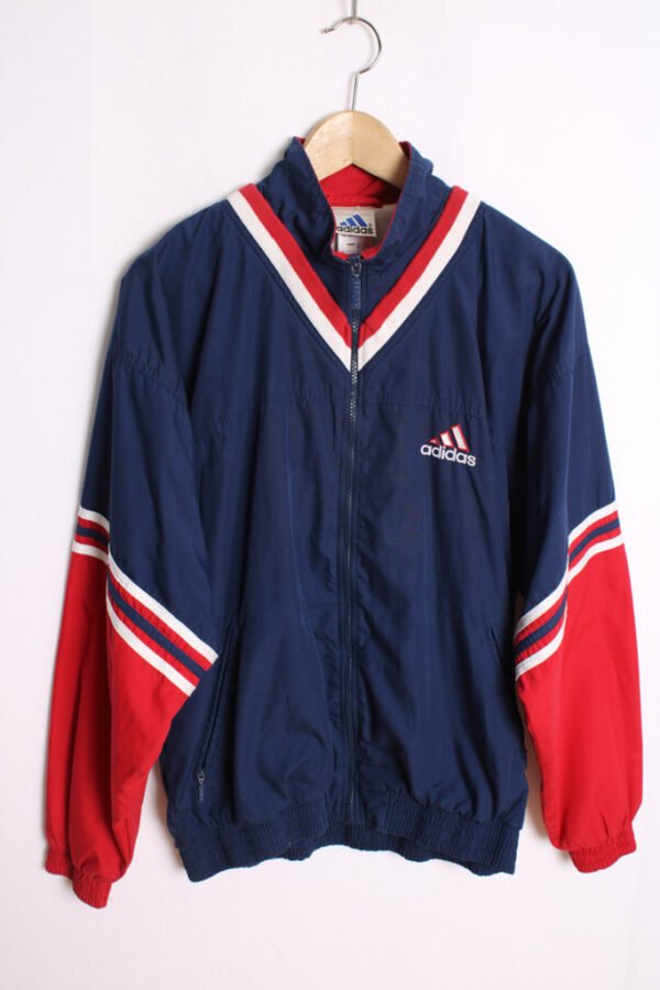 Crazy Jacket Adidas Vintage Azul y Roja "M/L"