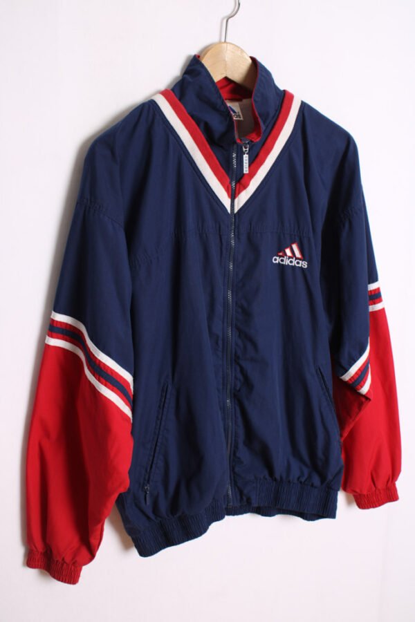 Crazy Jacket Adidas Vintage Azul y Roja "M/L"
