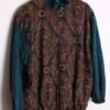 Crazy Jacket Terciopelo Petróleo Vintage "XL"