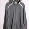 Crazy Jacket Adidas Vintage Gris con Capucha "XL"