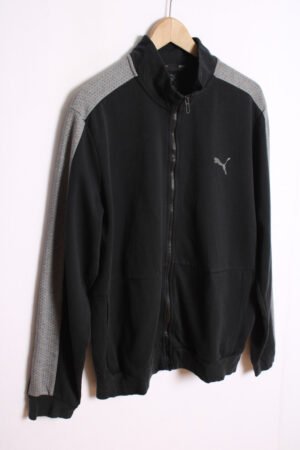 Crazy Jacket Puma Vintage Algodón Negro "L"