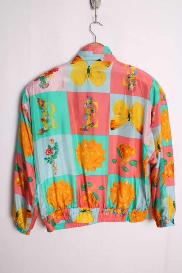 crazy jacket vintage mujer-26 Crazy Jacket Seda Tonos Pastel "2XL"
