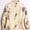 Crazy Jacket de Seda Vintage Beige con Abalorios "M"