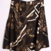 Falda Marrón Estampada Vintage "S"