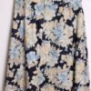 Falda Vintage Azul Flores Vintage "L"