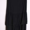 falda vintage otoño-44 Falda Vintage Midi Negra Volantes "XL"