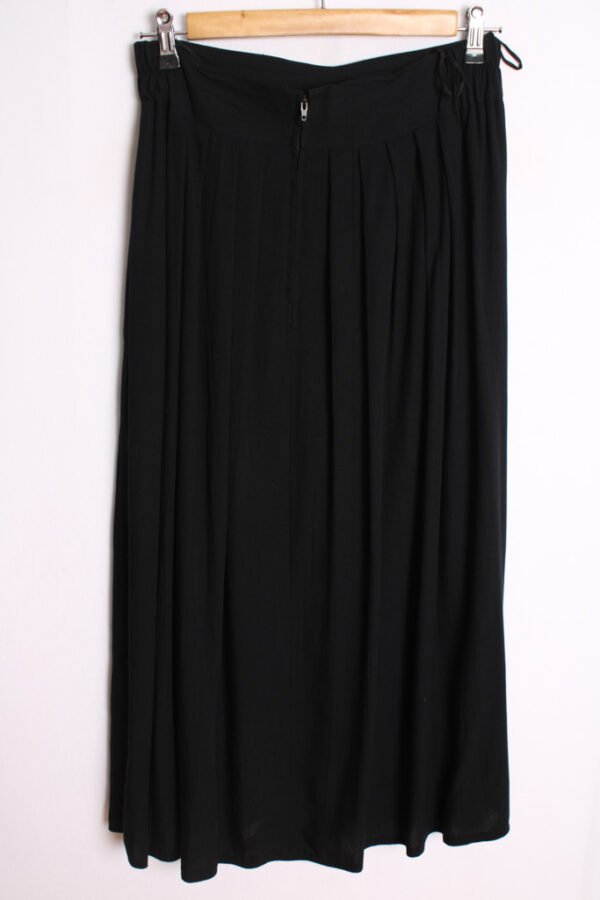 Falda Largo Midi Negra Vintage "S"