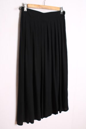 Falda Largo Midi Negra Vintage "S"