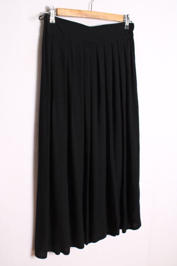 Falda Largo Midi Negra Vintage "S"