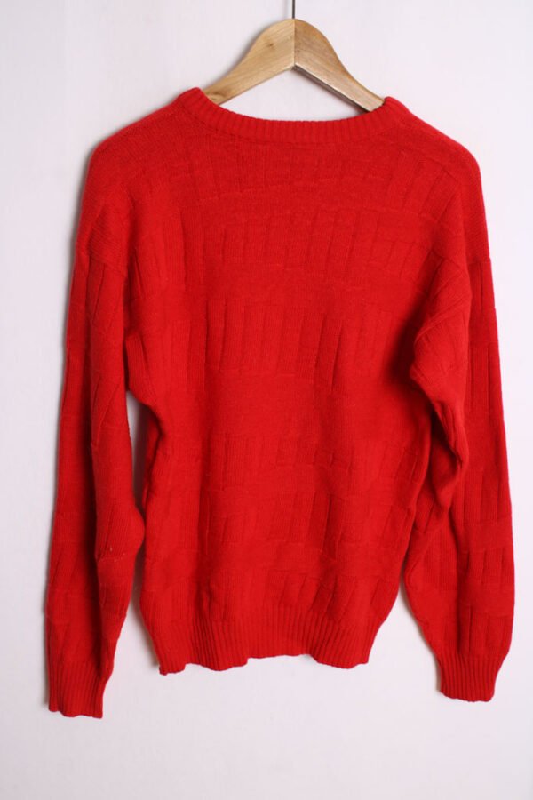 Jersey Lacoste Rojo Relieves Vintage "S"