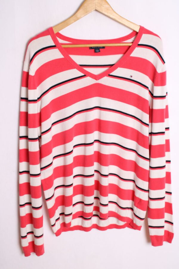 Jersey Rayas Tommy Hilfiger Vintage "XL"