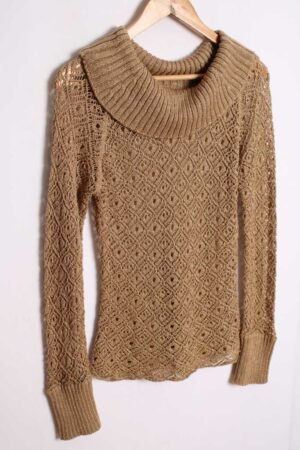 Jersey Vintage Cuello Greco Dorado "S"