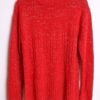 jersey vintage con brillos-71 Jersey Vintage Rojo Hilo Plata Vintage "XL"