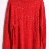 jersey vintage con brillos-82 Jersey Vintage Rojo Hilo Plata Vintage "XL"