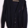 Cárdigan Azul Marino Vintage "XL"