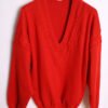 Jersey de Pico Rojo Vintage con Coletas "XL"