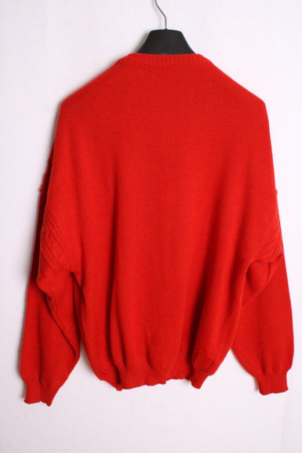 Jersey de Pico Rojo Vintage con Coletas "XL"