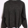 Jersey con Lana Gris Jaspeada Vintage "L/XL"