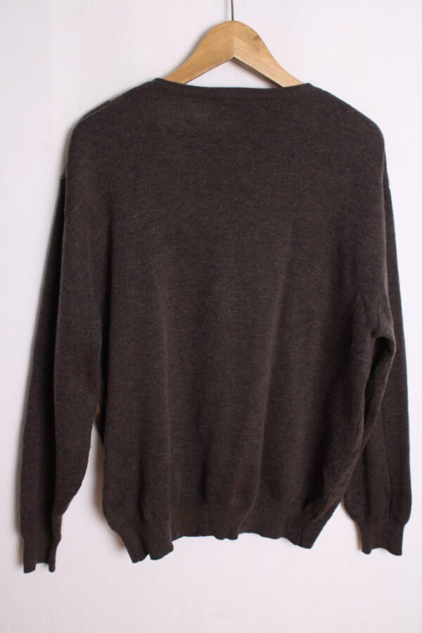 Jersey Gris Print Vintage Cuello Pico "L"
